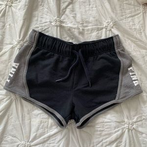 PINK black and grey gym shortie